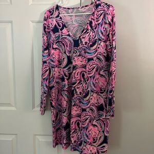Lilly Pulitzer V-Neck Dress Size Medium